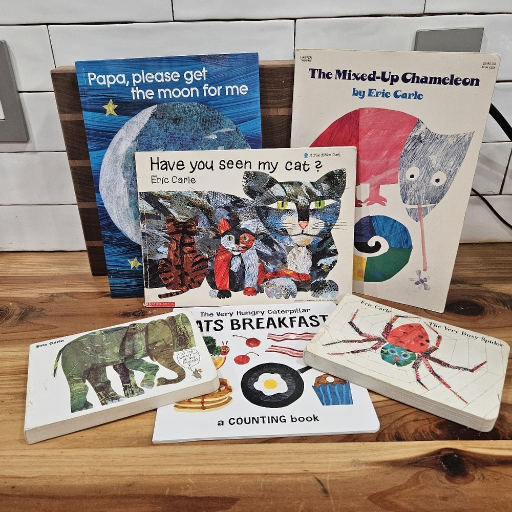 Eric Carle Hardback Board Books Bundle Lot